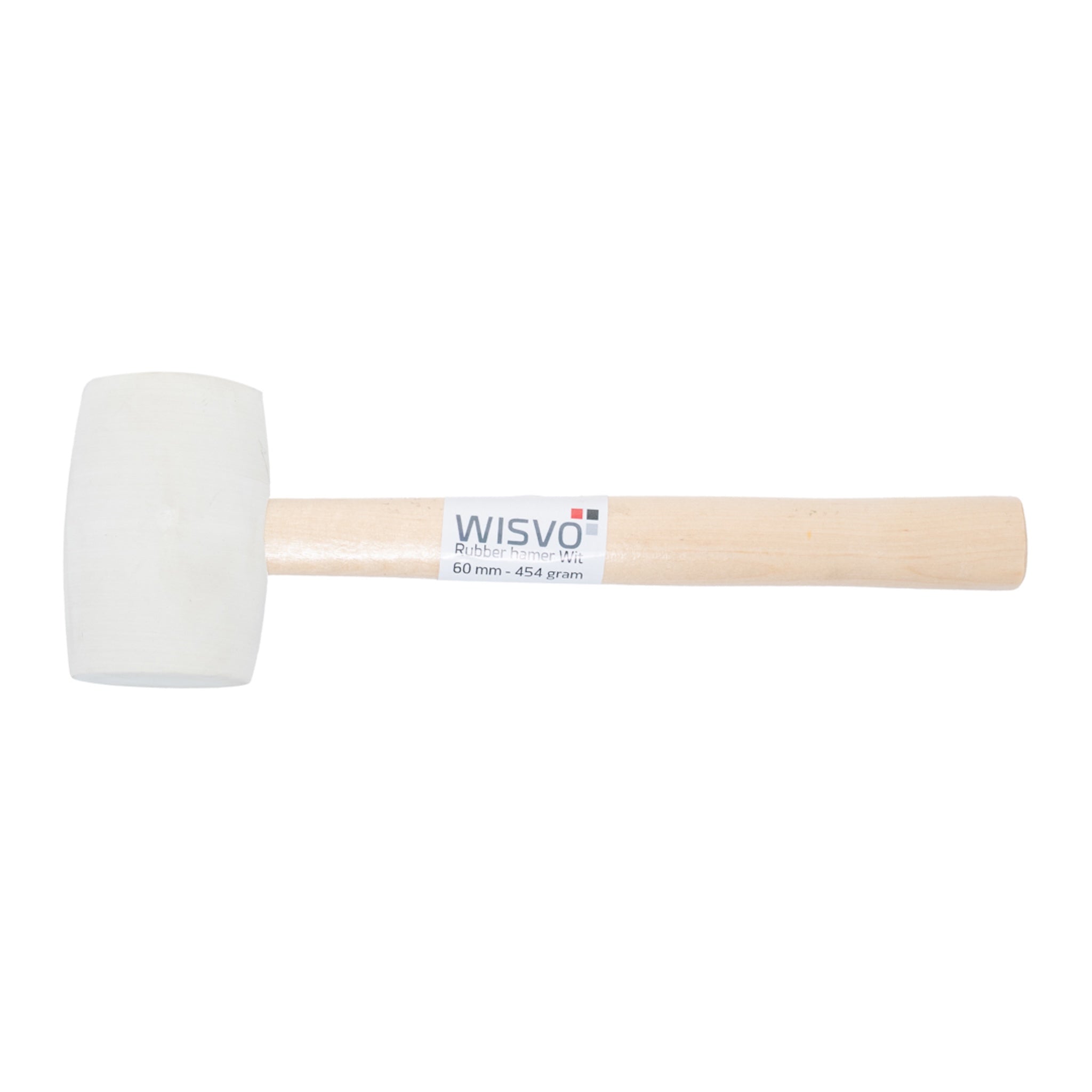 WISVO Rubber Hamer Wit Gr 454g