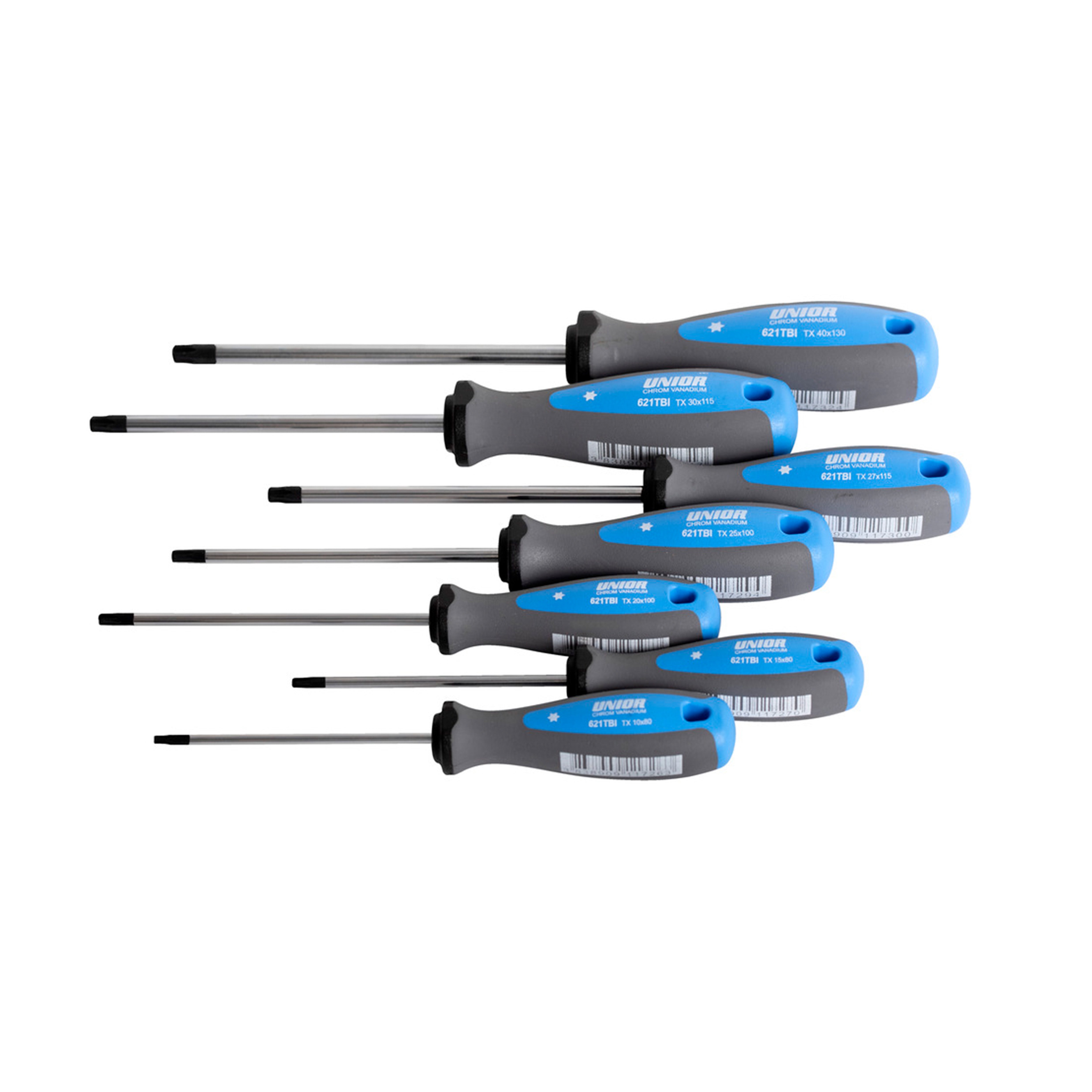 UNIOR Schroevendraaierset TBI Torx 7-delig