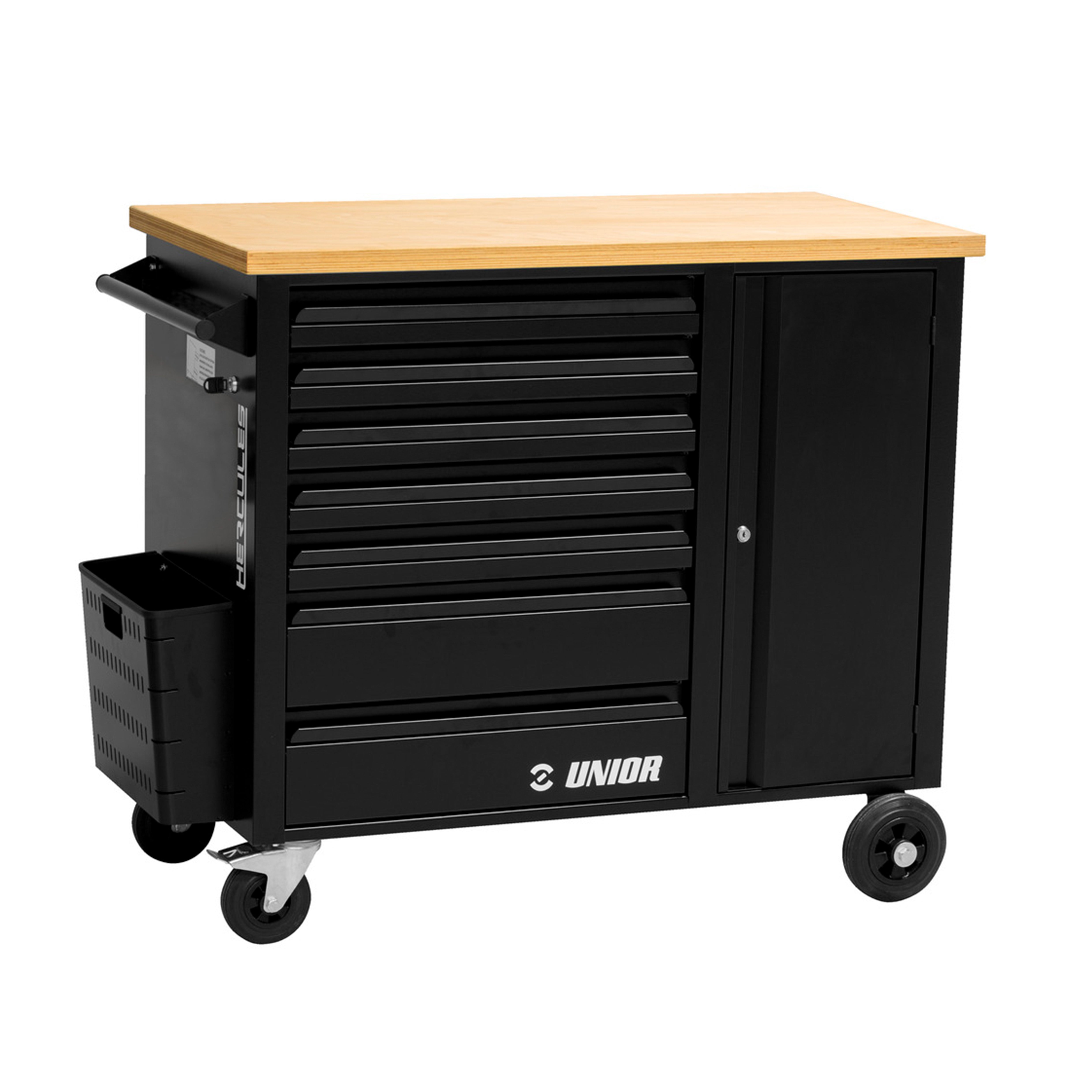 UNIOR Gereedschapwagen Hercules Black 133L