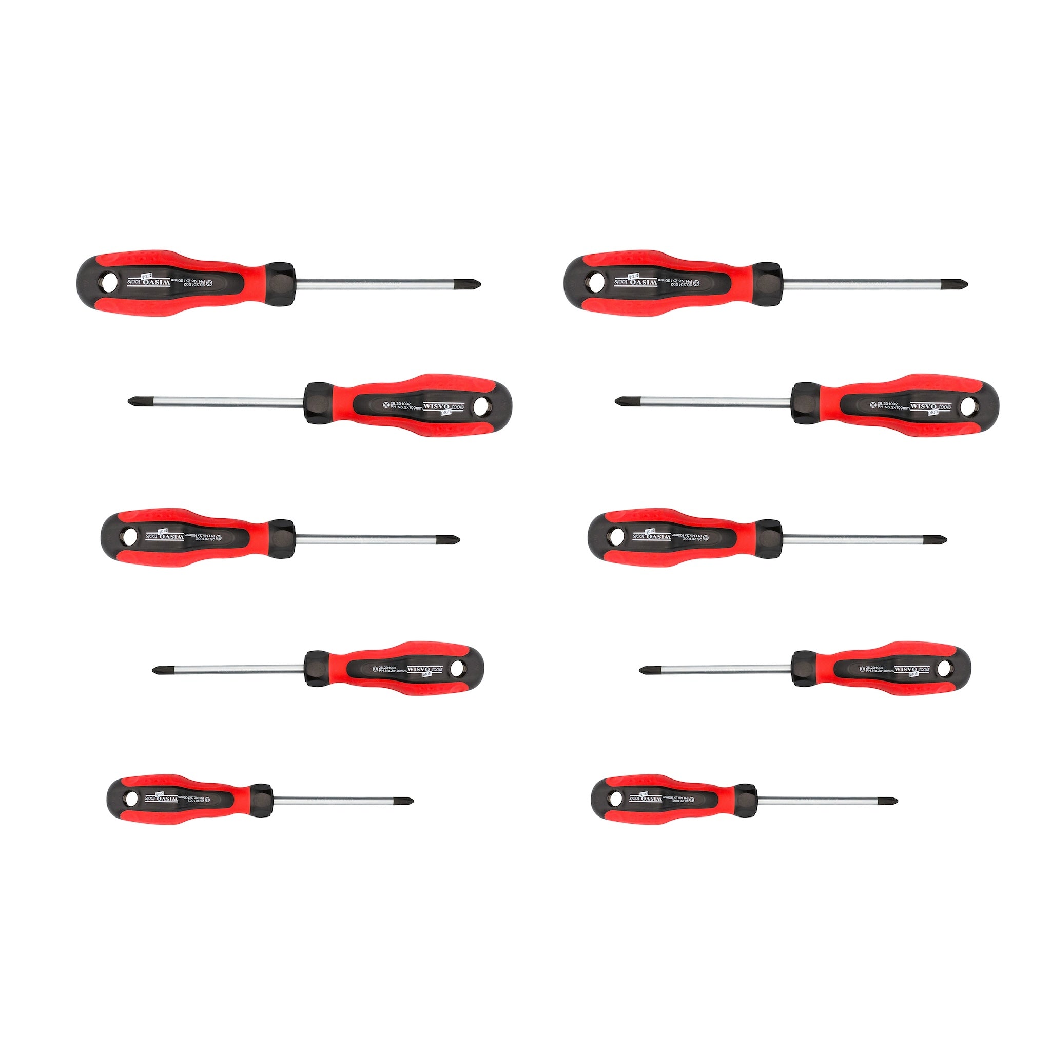 WISVO Schroevendraaierset BI 10-delig 5-13mm