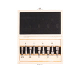 WISVO Dopbitsset 9-delig 1/4" (6,3mm) 9 stuks