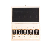 WISVO Dopbitsset 9-delig 1/4" (6,3mm) 9 stuks
