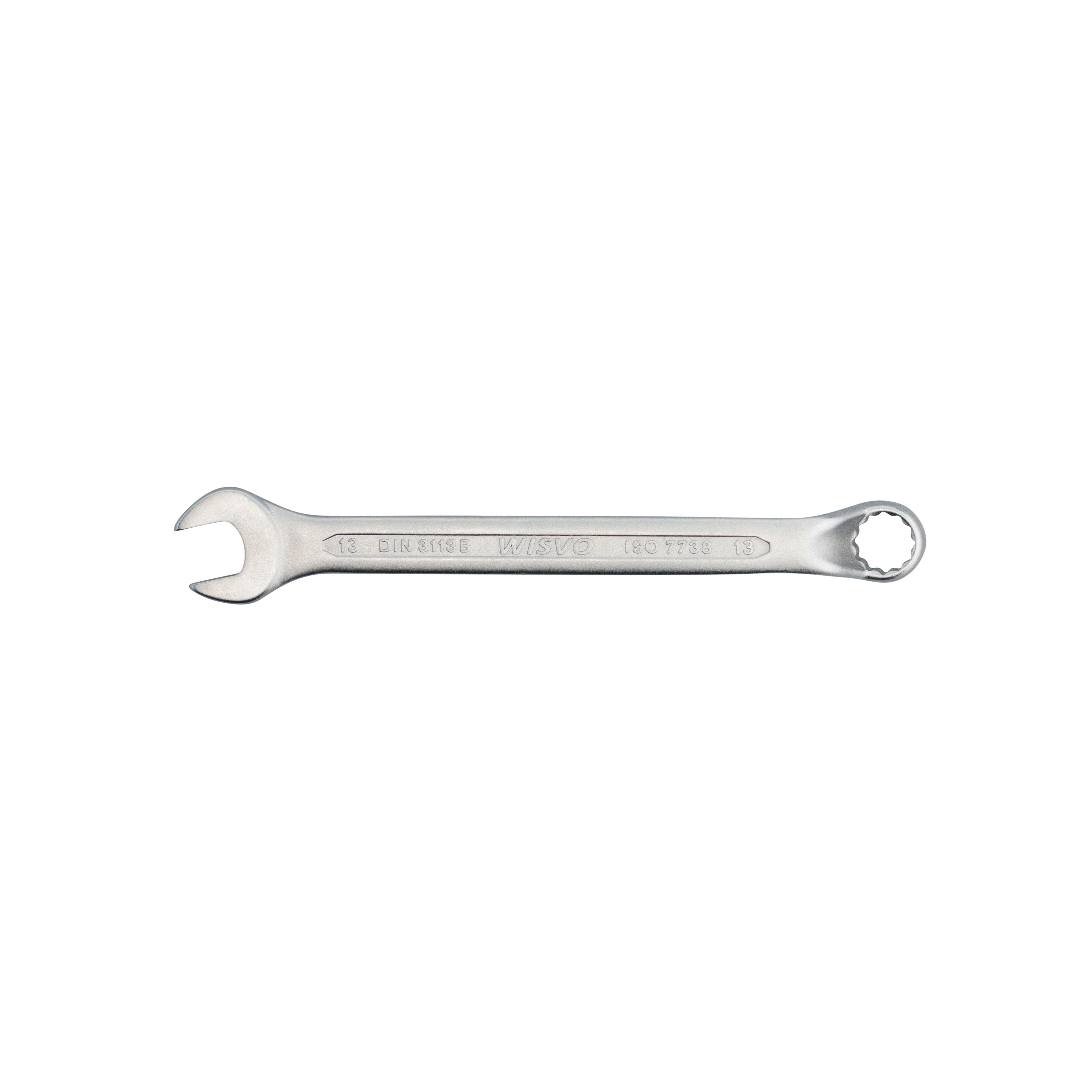 WISVO Steekringsleutel Gebogen model 10mm
