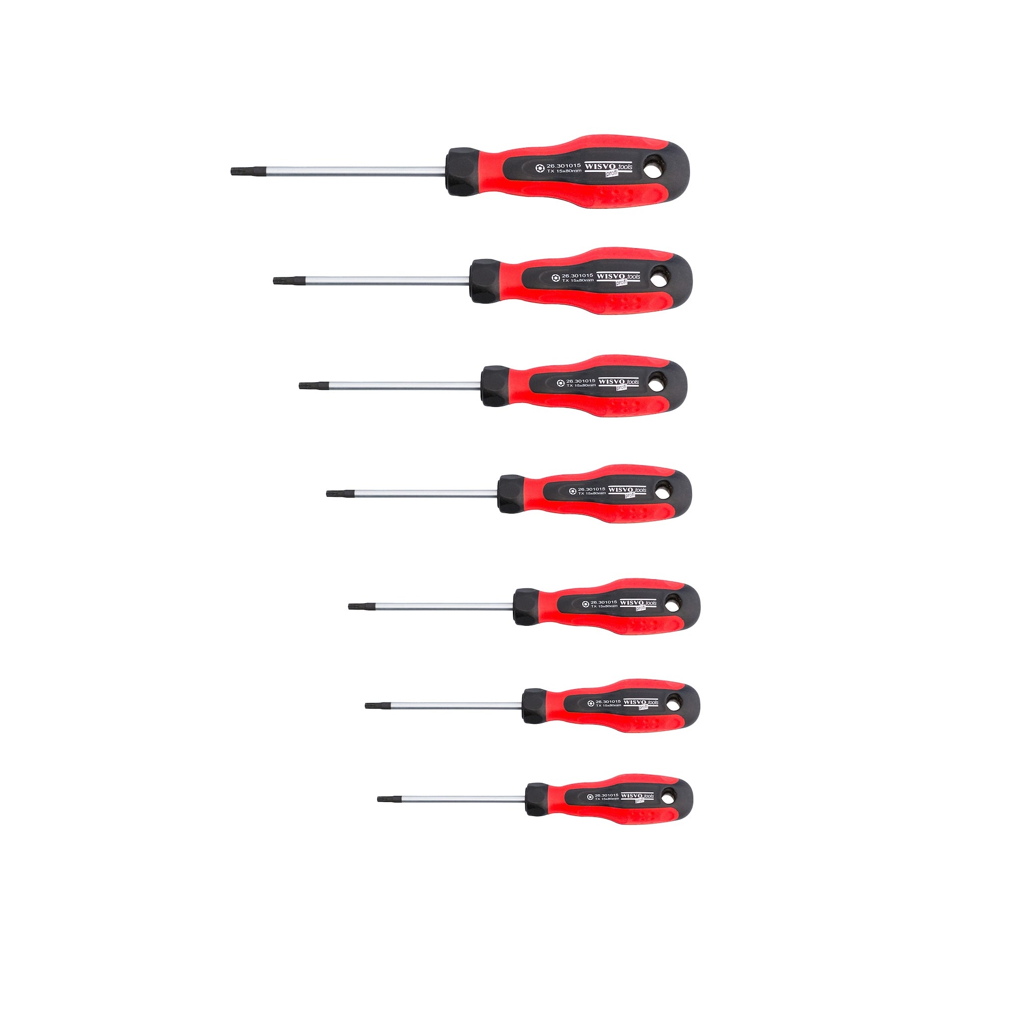 WISVO Schroevendraaierset TBI Torx met Boring 7-delig