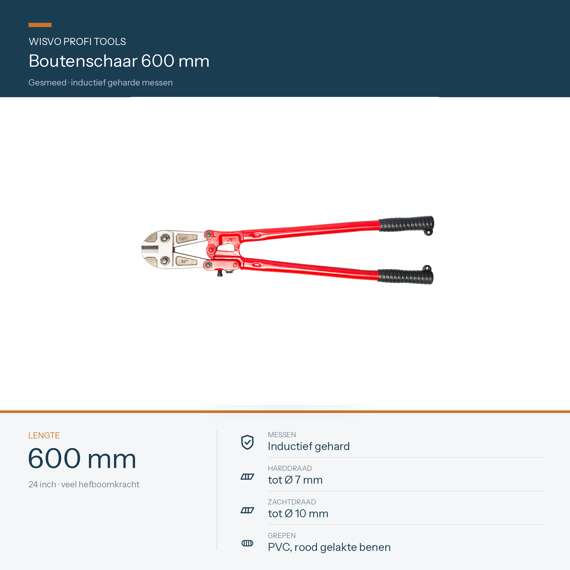 WISVO Boutenschaar 600mm