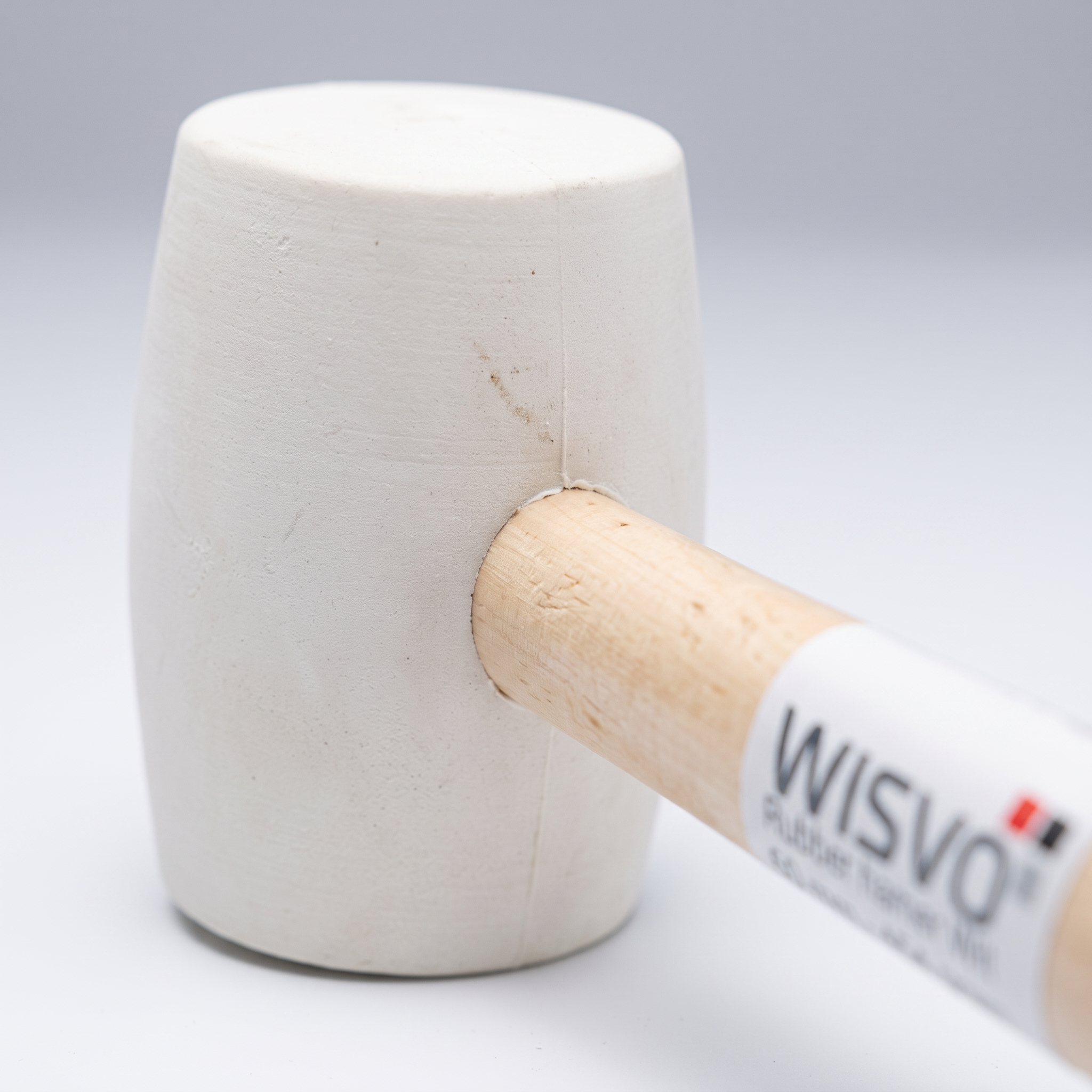 WISVO Rubber Hamer Wit Gr 454g