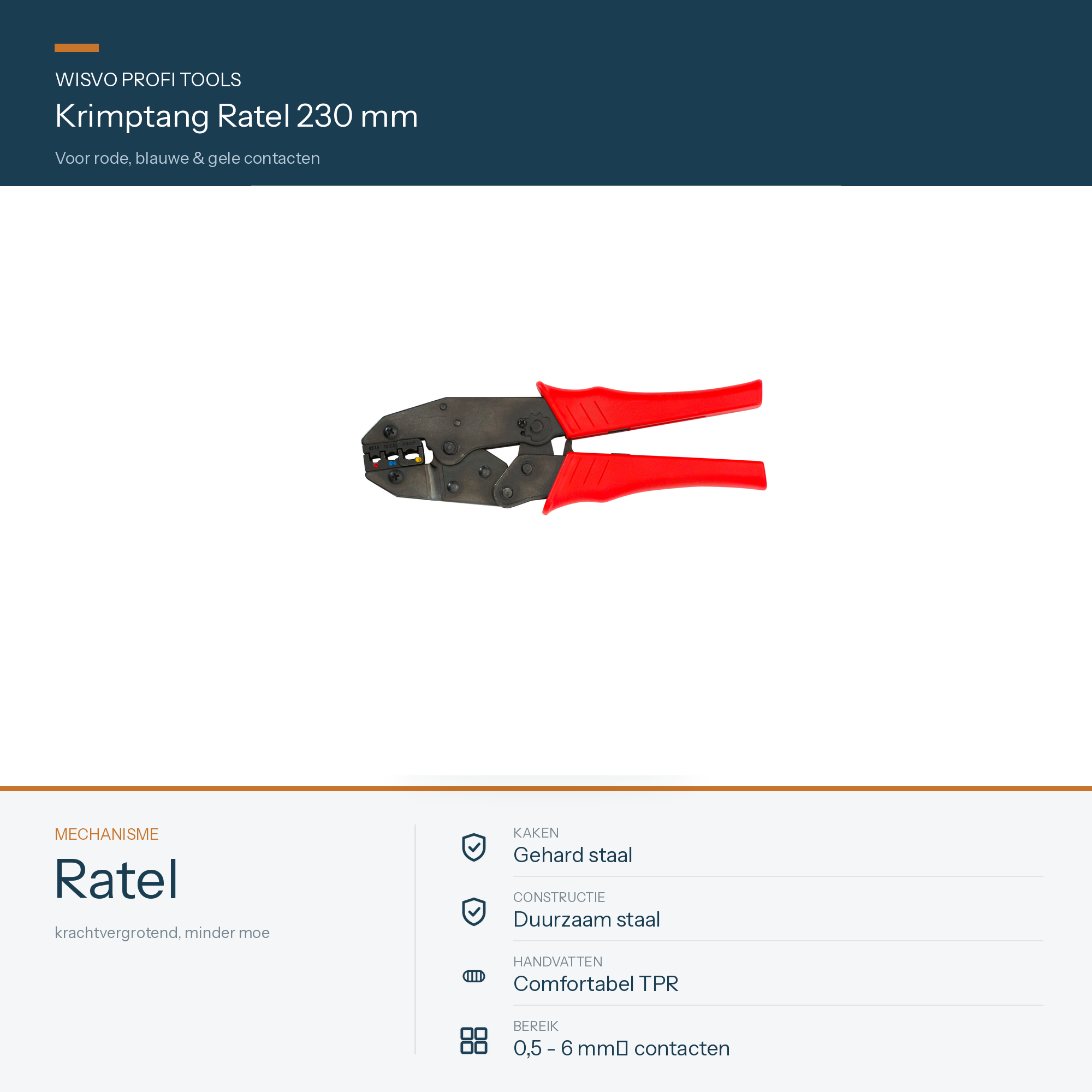 WISVO Krimptang Ratel Model 230mm