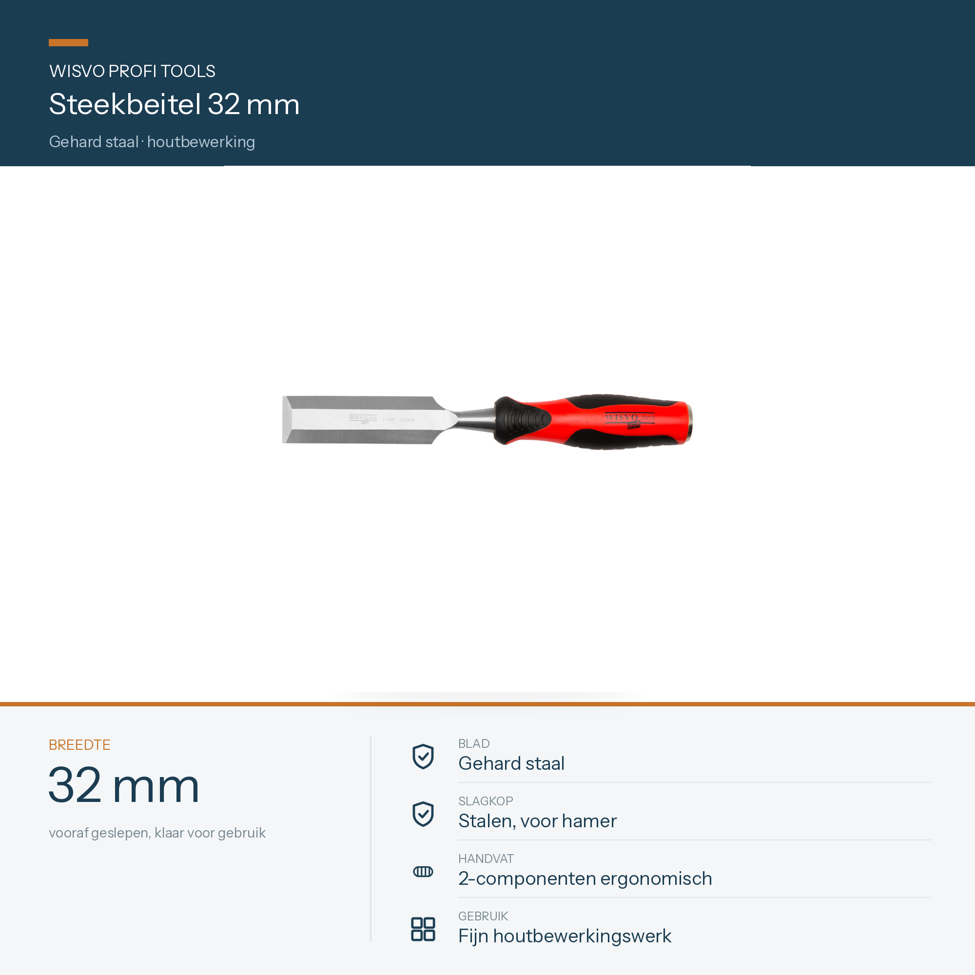 WISVO Steekbeitel 32mm